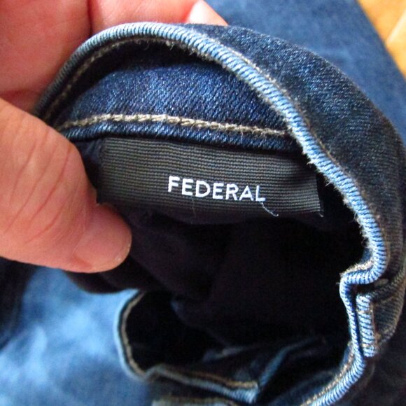 Mens PAIGE Federal Slim Straight Leg Dark Wash Jeans size 40 X 30 - Picture 7 of 9